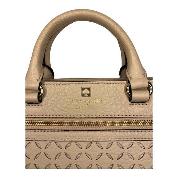 Kate Spade Warm Beige Top Handle Satchel - Picture 3 of 4